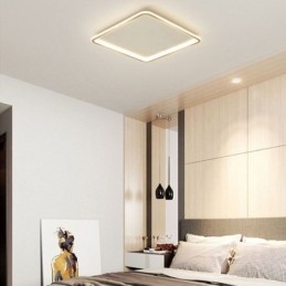 Moderne, minimalistische, ultradünne Deckenleuchte mit Unterputzmontage