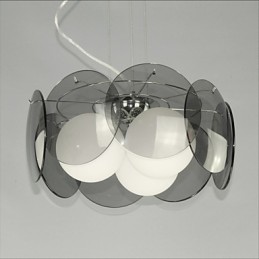 Angebote Mailand Einfache Mode Stil Kronleuchter Licht Rauch Grau Glas Kronleuchter
