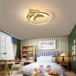 Deckenleuchte „Delfin“ in Gold