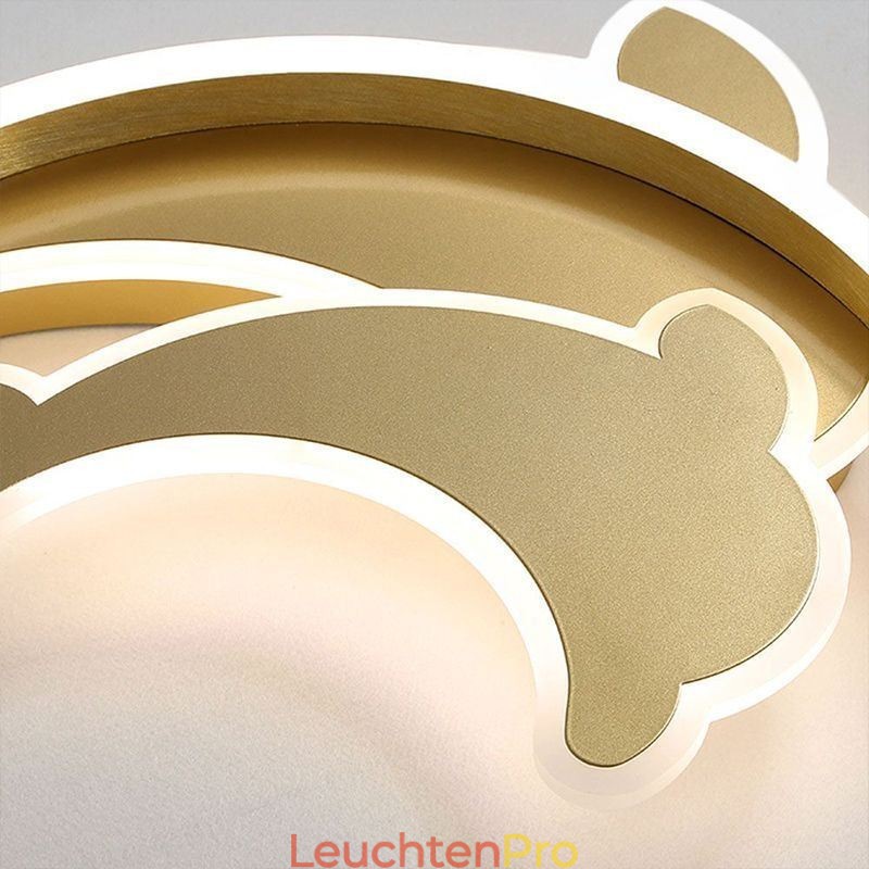 Deckenleuchte „Delfin“ in Gold