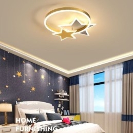 Star Flush Mount Deckenleuchte Acryl Doppel Sterne Leuchte