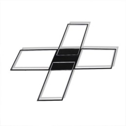 X-förmige, bündige, minimalistische Deckenleuchte aus Acryl