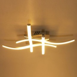 Moderne, einfache Deckenleuchte aus Acryl mit 4 Lichtern in Wellenform