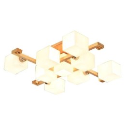 Nordic Flush Mount Deckenleuchte Kreative warme Massivholzleuchte