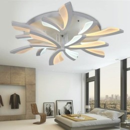 Moderne, schlichte Deckenleuchte mit Löwenzahnmotiv