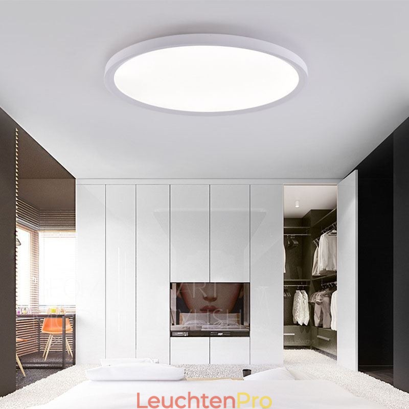Nordic Runde Unterputz Super Dünne Decke Licht Aluminium Roung Lampe Beleuchtung