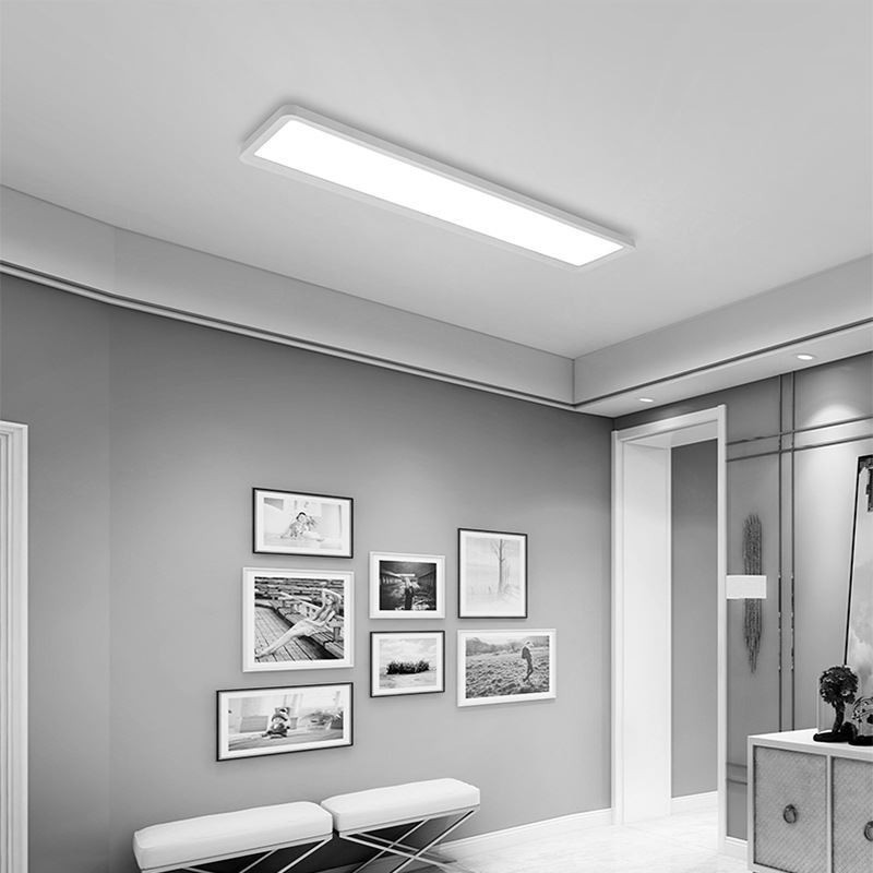 Panel Flush Mount Nordic Super Dünne Rechteck Decke Licht Hause Beleuchtung Licht