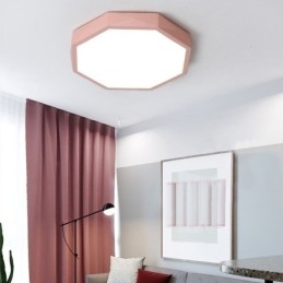 Moderne Unterputz-Deckenleuchte mit speziellem Hexagon-Design, ultradünne Lampenleuchte