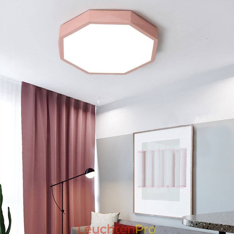 Moderne Unterputz-Deckenleuchte mit speziellem Hexagon-Design, ultradünne Lampenleuchte