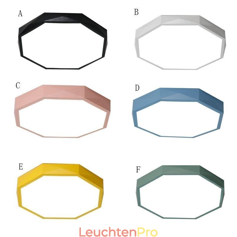 Moderne Unterputz-Deckenleuchte mit speziellem Hexagon-Design, ultradünne Lampenleuchte