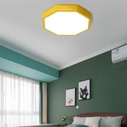 Moderne Unterputz-Deckenleuchte mit speziellem Hexagon-Design, ultradünne Lampenleuchte