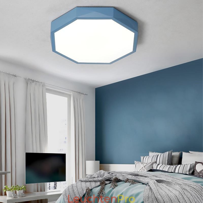 Moderne Unterputz-Deckenleuchte mit speziellem Hexagon-Design, ultradünne Lampenleuchte