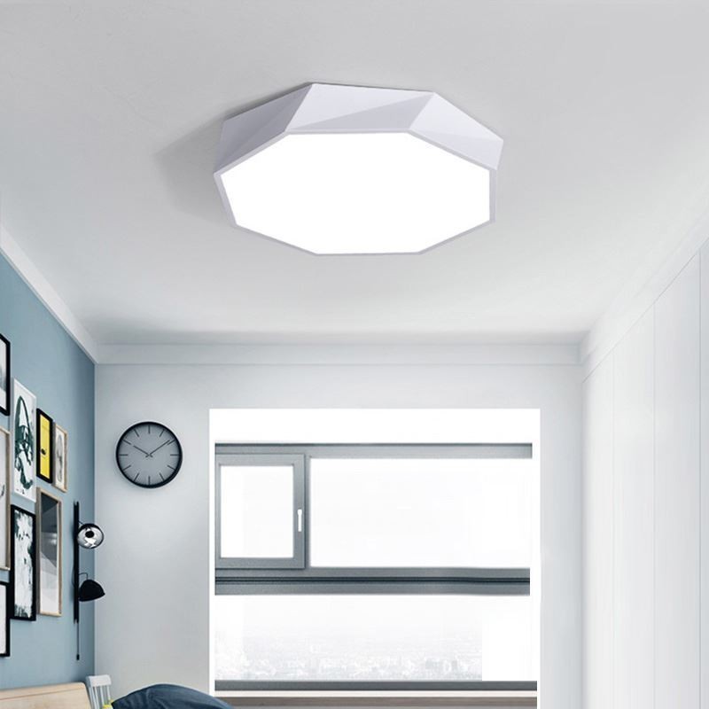 Moderne Unterputz-Deckenleuchte mit speziellem Achteck-Design, ultradünne Lampe