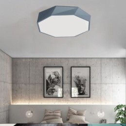 Moderne Unterputz-Deckenleuchte mit speziellem Achteck-Design, ultradünne Lampe