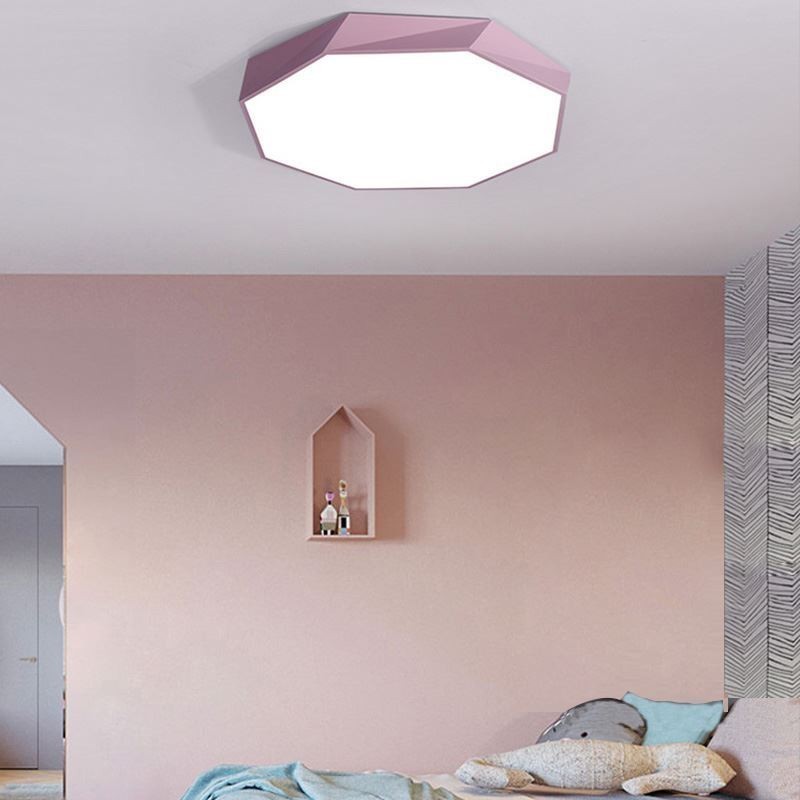 Moderne Unterputz-Deckenleuchte mit speziellem Achteck-Design, ultradünne Lampe