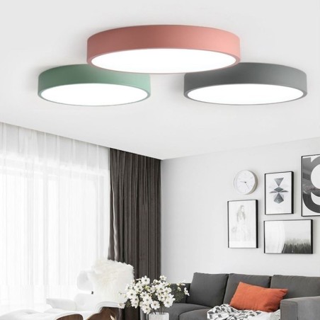 Moderne Unterputz-Deckenleuchte, runde, ultradünne Beleuchtung für Zuhause Moderne Unterputz-Deckenleuchte, runde, ultradünne Beleuchtung für Zuhause