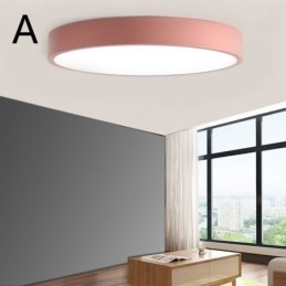 Moderne Unterputz-Deckenleuchte, ultradünn, rund, Lampenlicht