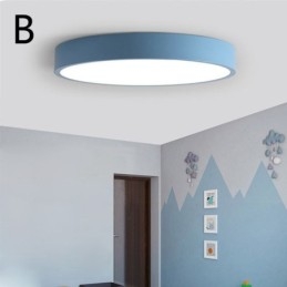 Moderne Unterputz-Deckenleuchte, ultradünn, rund, Lampenlicht