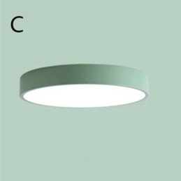 Moderne Unterputz-Deckenleuchte, ultradünn, rund, Lampenlicht