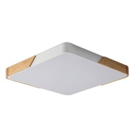 Einfache Unterputz-Deckenleuchte mit Holzrahmen, superdünnes Design, Lampe, Deckenleuchte