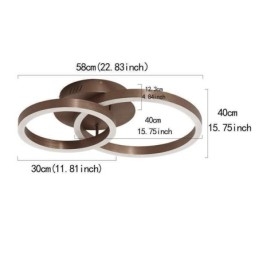 Moderne einfache Unterputz-Deckenleuchte kreative Wärme Beleuchtung Licht