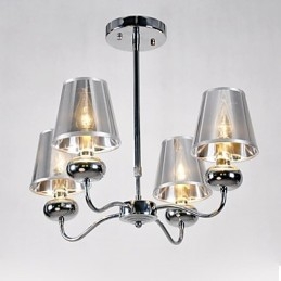 imumModern Zeitgenössische Mini Stil Galvanisierte Metall Kronleuchter Pendelleuchte Unterputz Esszimmer