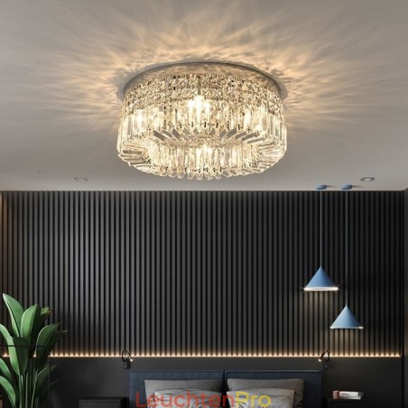 Moderne, elegante Deckenleuchte, bündige Montage, Kristall-Deckenleuchte Moderne, elegante Deckenleuchte, bündige Montage, Kristall-Deckenleuchte