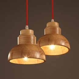 Kronleuchter Mini-Stil Traditionell Klassisch Holz Bambus