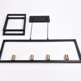 4-flammige Pendelleuchte im Industriestil Lightingway