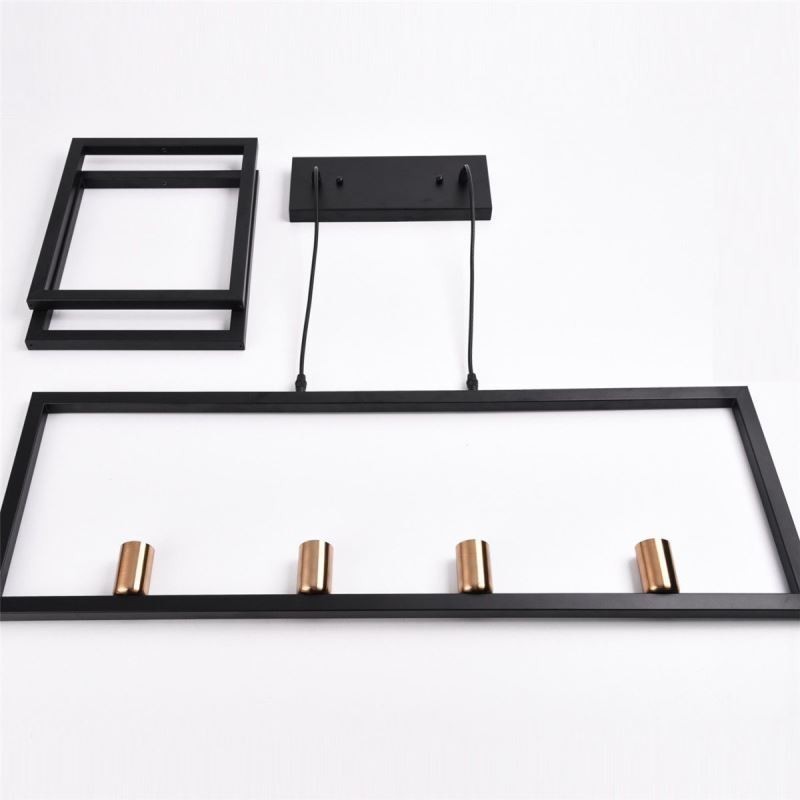 4-flammige Pendelleuchte im Industriestil Lightingway