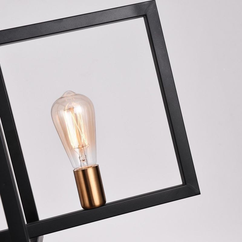 4-flammige Pendelleuchte im Industriestil Lightingway