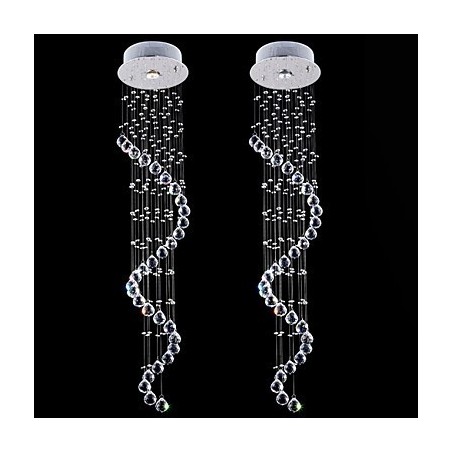 Kristall Pendelleuchte Kronleuchter Beleuchtung 1 Lichter Silber Canpoy Klar K9 Kristall Helix Deckenleuchten H120CM Kristall Pendelleuchte Kronleuchter Beleuchtung 1 Lichter Silber Canpoy Klar K9 Kristall Helix Deckenleuchten H120CM