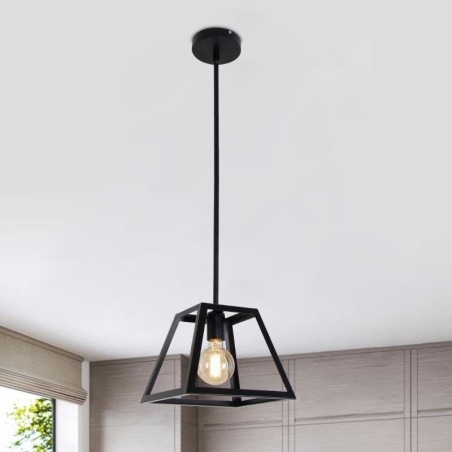 Rustikale Bauernhaus Pendelleuchte Industrielle Mini Metall Deckenleuchte Trapezform Insel Rustikale Bauernhaus Pendelleuchte Industrielle Mini Metall Deckenleuchte Trapezform Insel