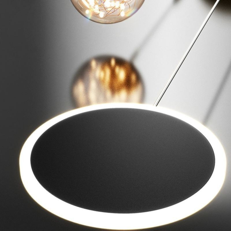 Runde Ring Pendelleuchte Moderne Kugel Hängelampe
