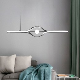 Moderne lineare Pendelleuchte mit langem Streifen