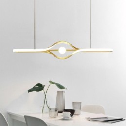 Moderne lineare Pendelleuchte mit langem Streifen