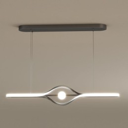 Moderne lineare Pendelleuchte mit langem Streifen