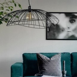 Moderner Hut-Kronleuchter, minimalistisches Dekor, Pendelleuchte, 1 Licht