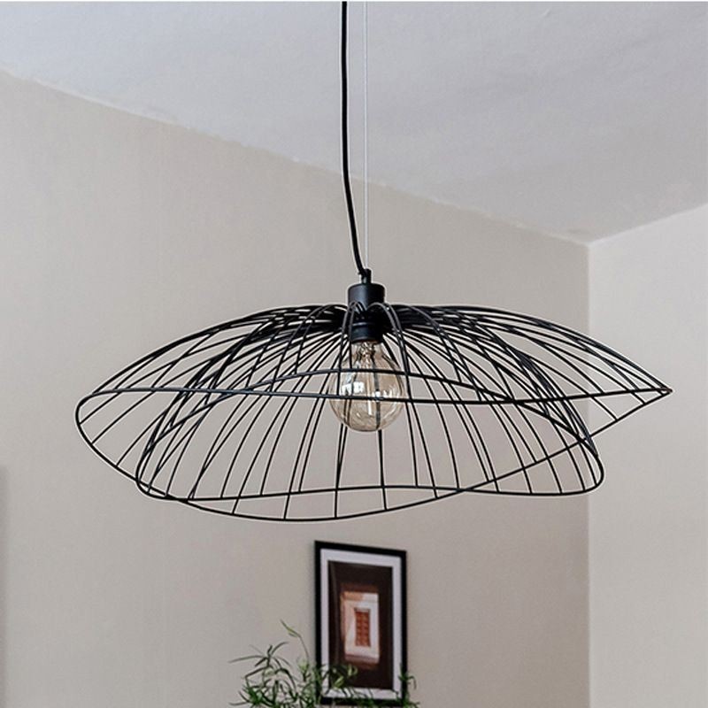 Moderner Hut-Kronleuchter, minimalistisches Dekor, Pendelleuchte, 1 Licht