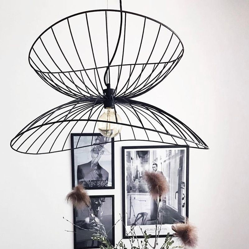 Moderner Hut-Kronleuchter, minimalistisches Dekor, Pendelleuchte, 1 Licht