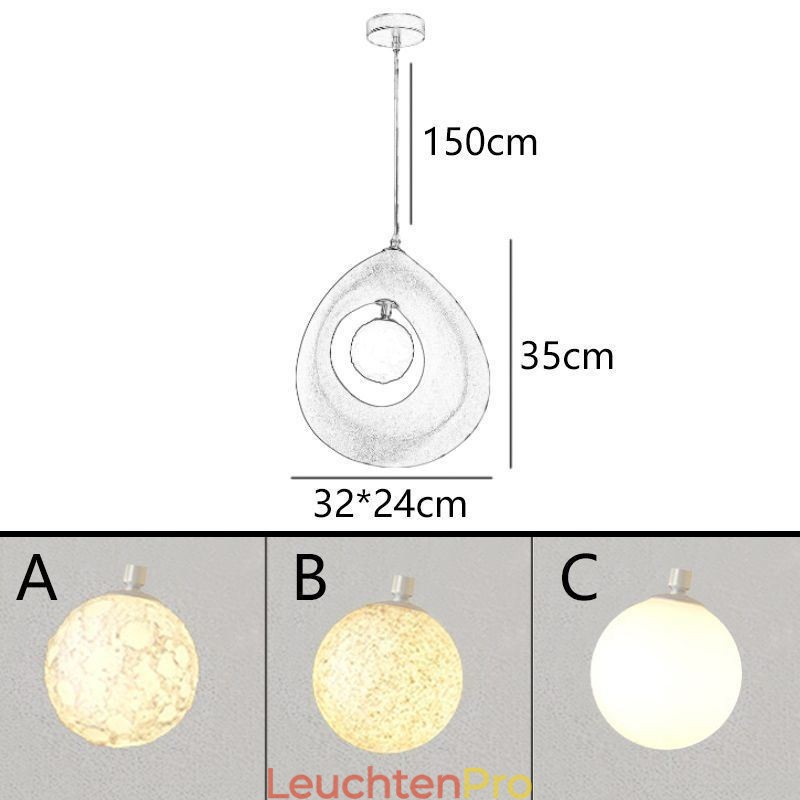 Harz Pendelleuchte Moderne einfache Deckenlampe