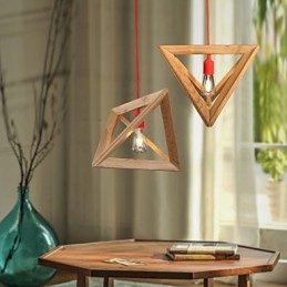 Nordic Holz Kronleuchter Cafe Kleidung Kreative Retro Dekorative Eiche Kronleuchter