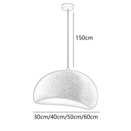 Harz Pendelleuchte Minimalistische Hängeleuchte