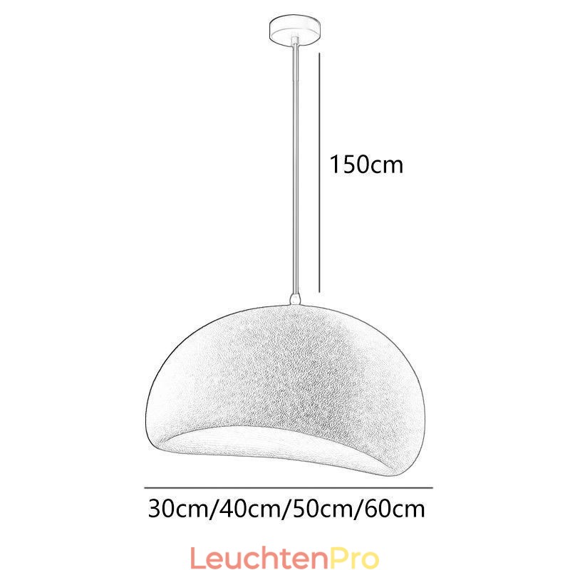 Harz Pendelleuchte Minimalistische Hängeleuchte