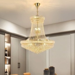 Kristall Pendelleuchte Moderne Duplex Dekorative Deckenleuchte