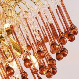 Kristall Pendelleuchte Elegante Duplex Dekorative Deckenleuchte