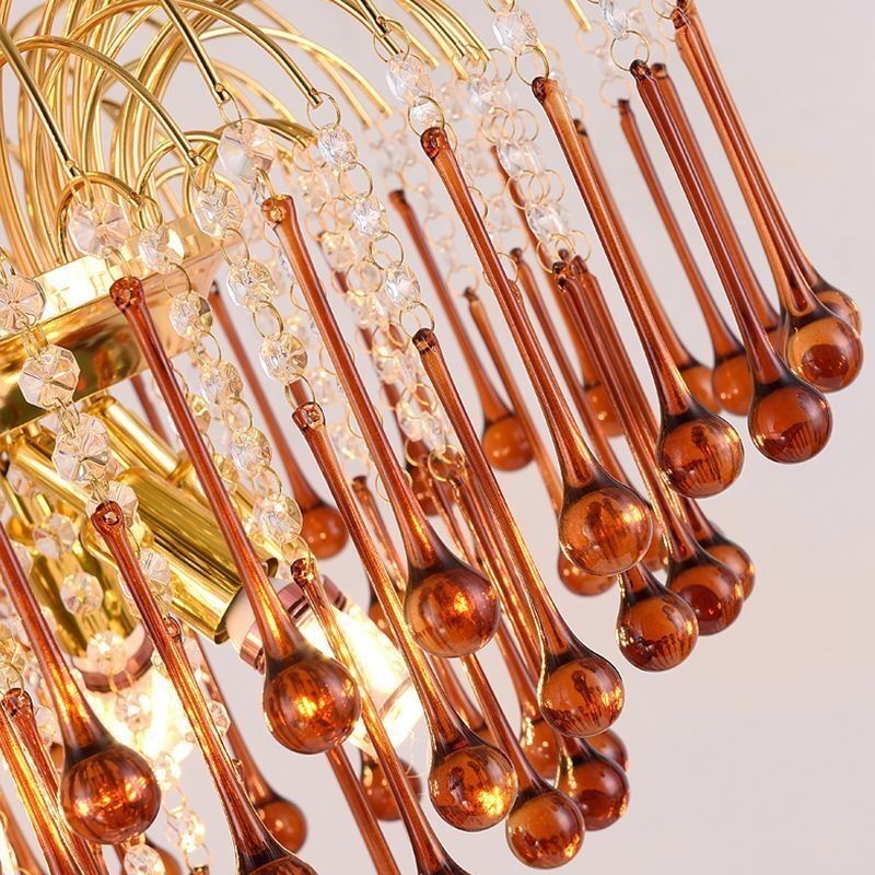 Kristall Pendelleuchte Elegante Duplex Dekorative Deckenleuchte