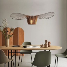 Pendelleuchte, moderne, einfache Einzel-Deckenleuchte aus Eisen, Hutform