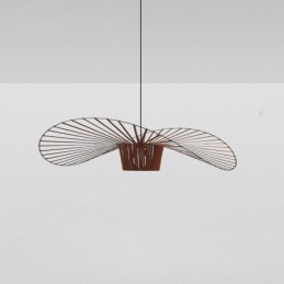Pendelleuchte, moderne, einfache Einzel-Deckenleuchte aus Eisen, Hutform