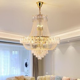 Kristall Pendelleuchte Luxus Dekorative Deckenleuchte
